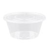 Disposable Round Plastic Takeout Containers with Lids