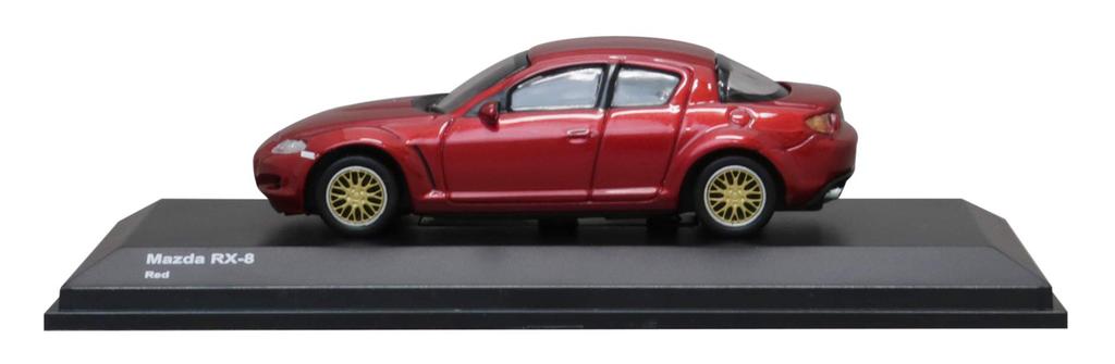 Kyosho Оригинальный масштаб Mazda Red Mini Car Limited 1/64 RX-8