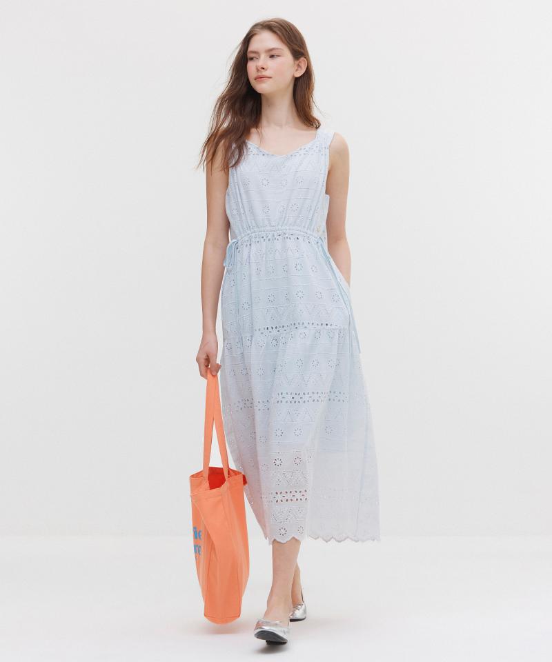 Marie Claire Lace String Sleeveless Long Dress (Magbop05Msb)
