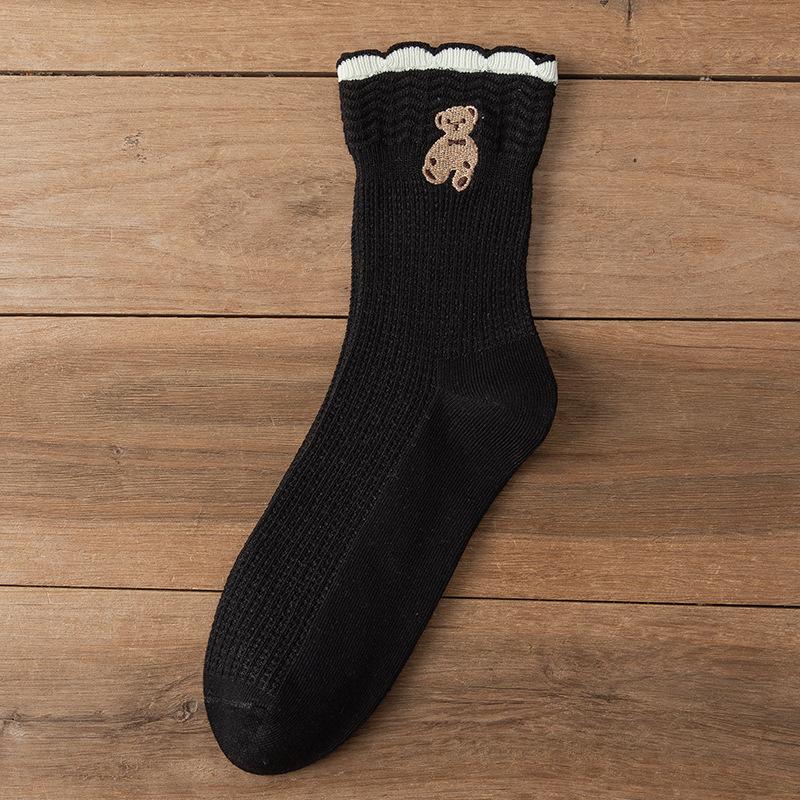 Female Spring and Autumn Fashion New Cotton Lovely Tube Socks