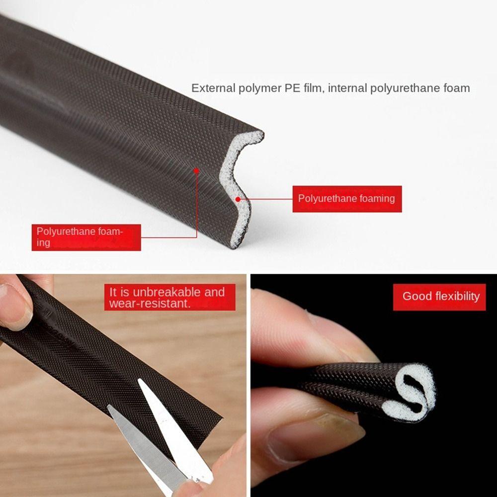 2 метра Погодный уплотнитель Звукоизоляционная пена Оконный уплотнитель Новый уплотнитель Стопор Дверь