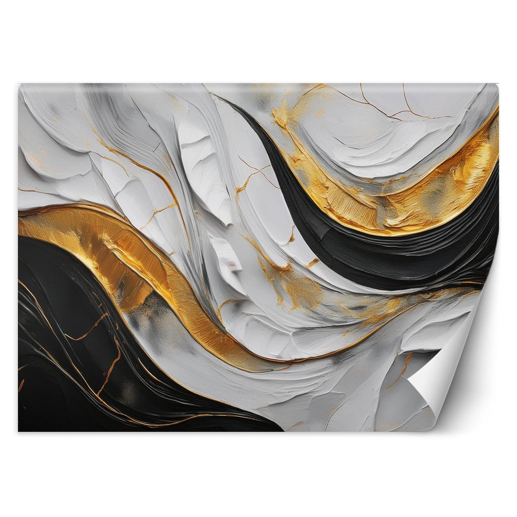 Wallpaper Waves Abstraction Glamour