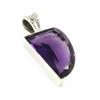 Подвеска из натурального африканского аметиста из стерлингового серебра 925 пробы 1 дюйм a7b66