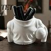 Unique PLA 3D Printed Ornament Basketball Player Pen Holder, Sports Themed Desktop Organizer, Study Room Desk Accessories Funny Pencil Cup,