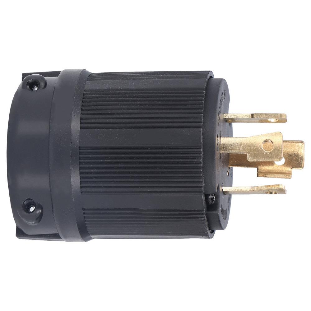 Адаптер-вилка 30А 277-480В 4-контактная промышленная вилка с блокировкой Адаптер с фиксацией Вилка с блокировкой Питание генератора