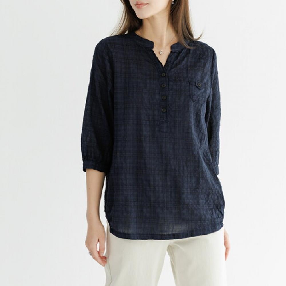 Dedra Daydin Half Open Blouse 110 Size Tbf3036