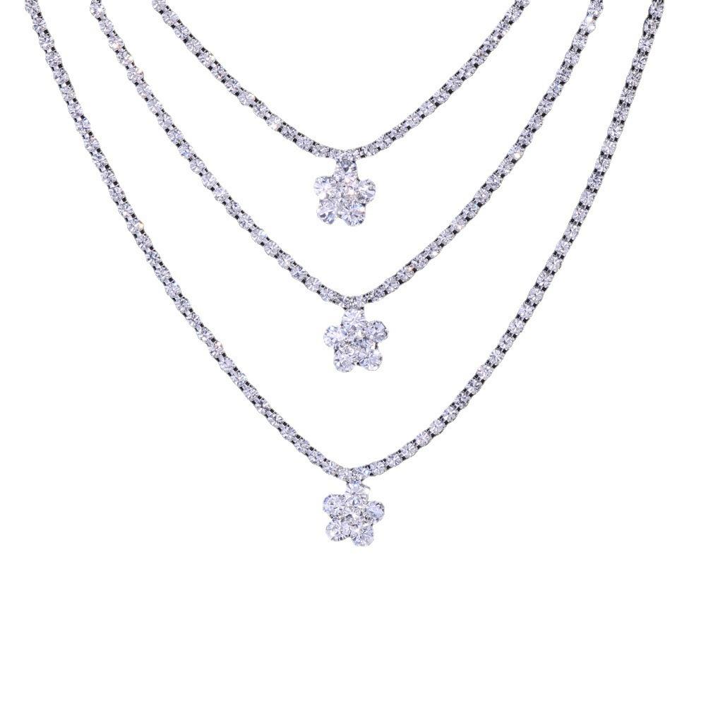 1 шт. Цветочная наплечная цепочка Многослойные цепочки для тела Элегантный плечевой ремень Женский