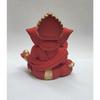 Terracotta Red Gaddi Ganesha for Car Dashboard Home Decor Gifting Diwali Birthday Festivals