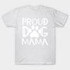 Футболка женская Proud Dog Mama Harajuku Print Kawaii футболка летняя женская футболка с коротким рукавом топ футболка