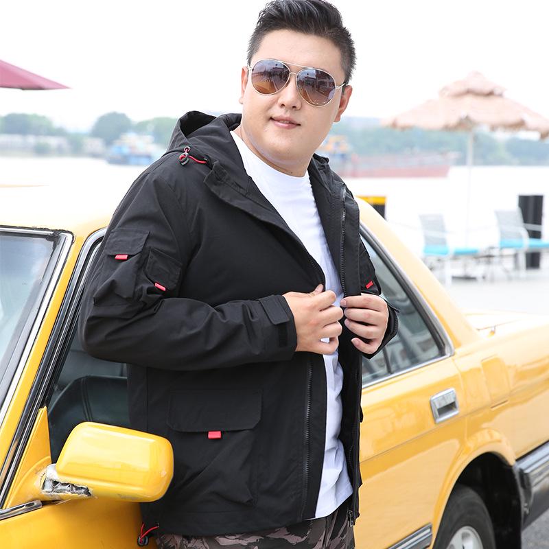 2019 Весна/Осень Мужская Модная Рабочая Куртка Большого Размера