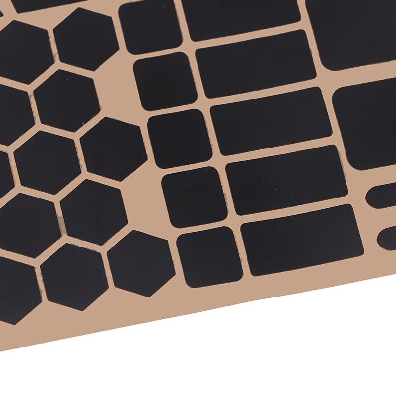 Наклейка для мыши, наждачная бумага, противоскользящая, впитывающая пот, наклейка против скольжения для универсальной беспроводной мыши, противоскользящая лента