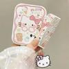 New Cat Student Portable Makeup Mirror with Folding Mirror Comb and Handheld Small Mirror