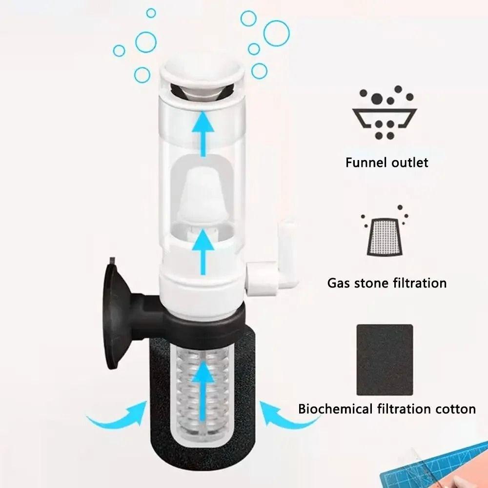 Multi Layer Fish Tank Filter Mini Fish Tank Sponge Filter Pumps Freshwater and Saltwater