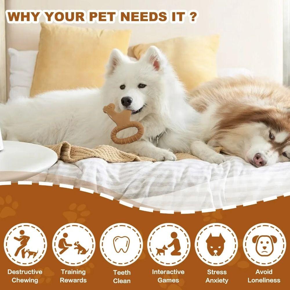 Bone Shape Puppy Molar Toys Creative Nylon Dog Bone Dog Chew Stick  Relieve Boredom