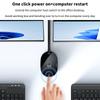 Computer Desktop Switch Led Lights Pc Motherboard External Start Power Button Extension Cable For Home Office 2.0 Usb Adapter