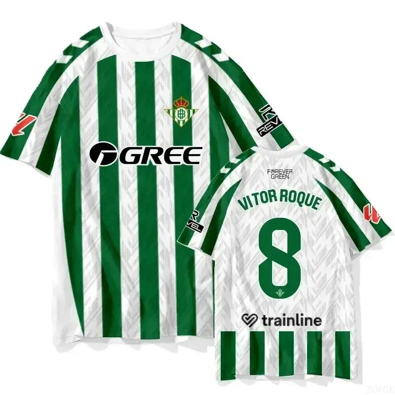 Новая Летняя Футболка для Футбольной Тренировки Игрока Футбольная Форма Взрослые Дети Спортивная Одежда Быстросохнущие Топы Повседневные Футболки Y2K