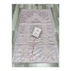 3 Piece French Guipure Embroidered Velvet Dowry Bridal Set Prayer Rug