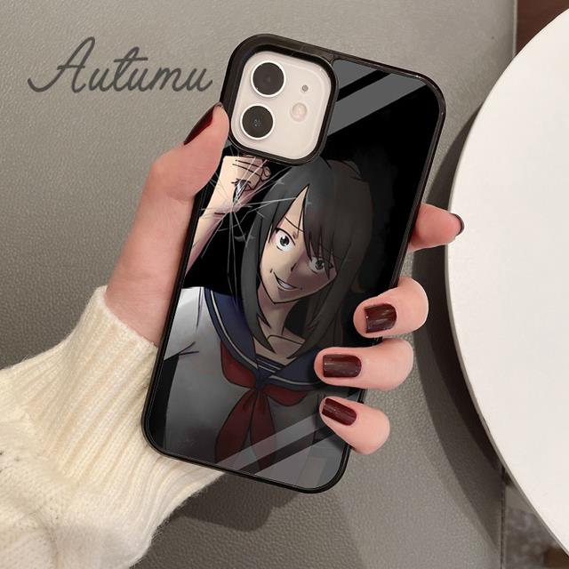 Чехол для телефона Yandere chan Ayano Aishi для iPhone 11 12 13 14 Pro Max mini X XR XS SE 2020 6S 7 8 Plus Samsung Galaxy S21 S22