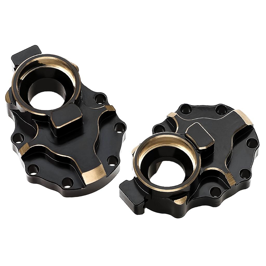 2 PCS Rear Axle C Block Seat Brass Weighted Black Gold Type Upgrade Parts Replacement for 4 Remote Control Car Accessories