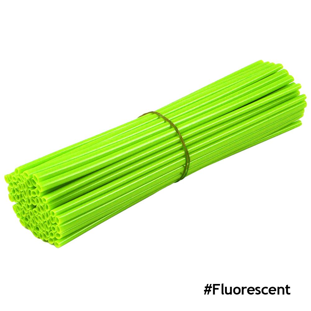 72 шт. протектор для спиц колеса мотоцикла, чехлы для труб для мотокросса, крутые аксессуары для велосипеда, 12 цветов, 24 см