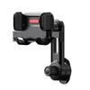 Universal Car Phone Holder with Silicone Suction Cup and Telescopic Rod for Air Vent