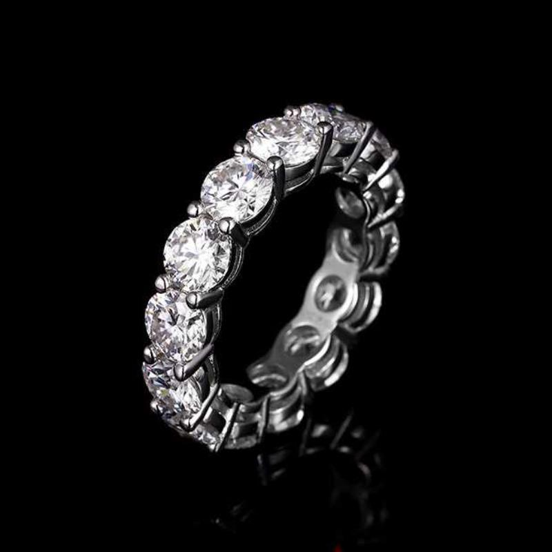 Sace Gems Сертифицированное GRA кольцо с муассанитом 7 карат VVS1 Lab Diamond Solitaire Кольцо для женщин Обручальное кольцо с обещанием ювелирных изделий