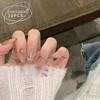 Autumn/Winter Glitter Nude Nail Art: Handmade, Trendy, Whitening Wearable Nail Pieces