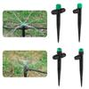Adjustable All-round Scattering Sprinkler Spiked Dripper Single Double Locks Vegetable Garden Flowerbed Balcony Watering Emitter