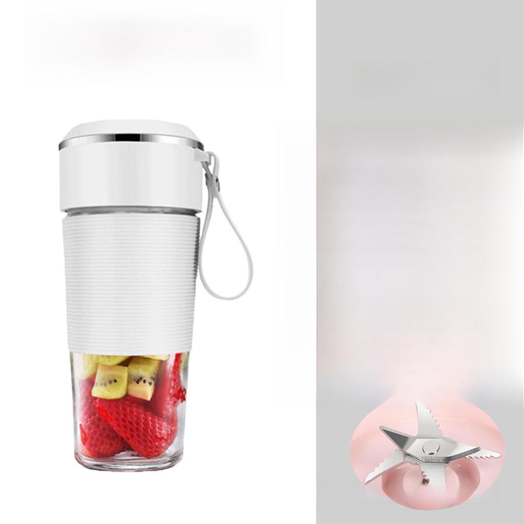 Portable Multi-Function Juicer: Rechargeable Glass Cup for Home, Office, or Student Use