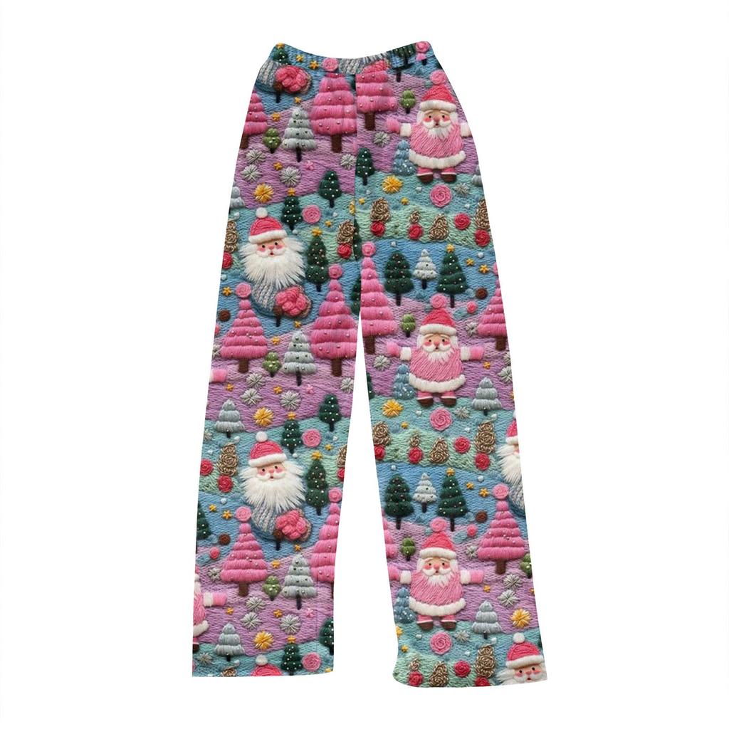 Женские осенне-зимние клетчатые брюки полной длины, спортивные брюки