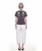 GRAVER [Унисекс] Футболка-henley с коротким рукавом и принтом крыльев_2 цвета
