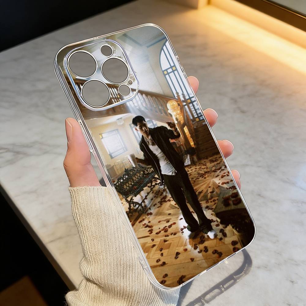 Чехол для телефона S-Singer Cris MJ для iPhone 17 16 15 14 13 12 11 Mini Pro Max Plus Прозрачный чехол