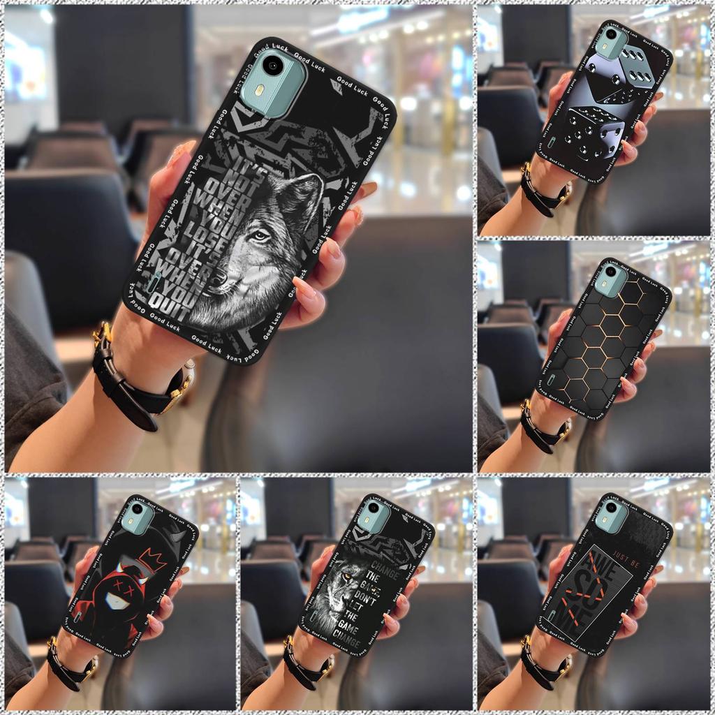 Cartoon Phone Protector Phone Case For Nokia C12/C12 Pro/C12 Plus/TA-1535 Durable Cute TPU Silicone Anti-dust Back Cover