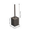 Metal Shell Toilet Brush Set Wall-Mounted Bathroom Cleaning Brush  Bathroom