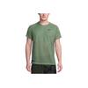Nike Легкая беговая футболка Dri-Fit Adv со светоотражающими полосками и короткими рукавами, с круглым вырезом, мужская, цвет масляно-зеленый DX0854-386