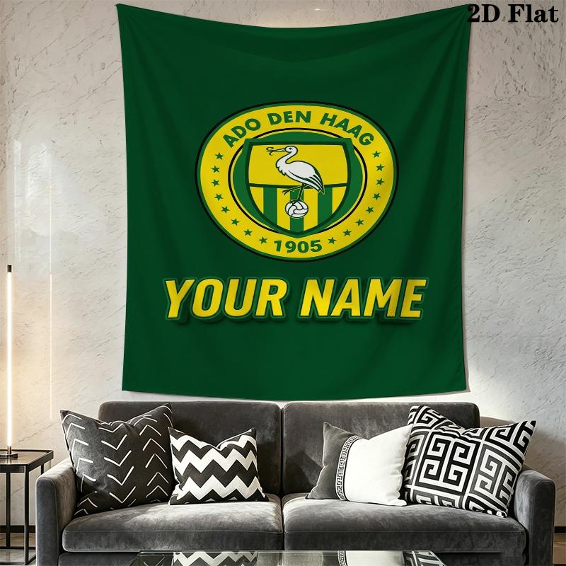 Custom Name Ado Den Haag Wall Tapestry Aesthetic Wall Hanging Printed Fabric Blanket Decorative Tapestries for Bedroom Living Room Home Decor