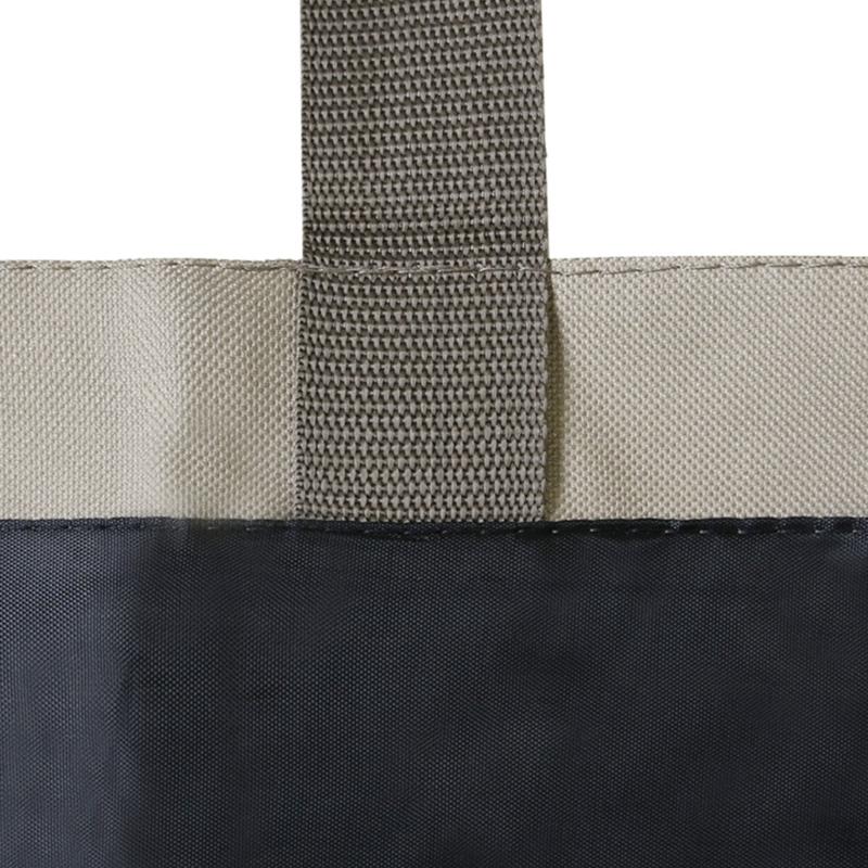 Сумка для хранения дров из ткани Оксфорд, большая вместимость, сумка-переноска для бревен с ручкой