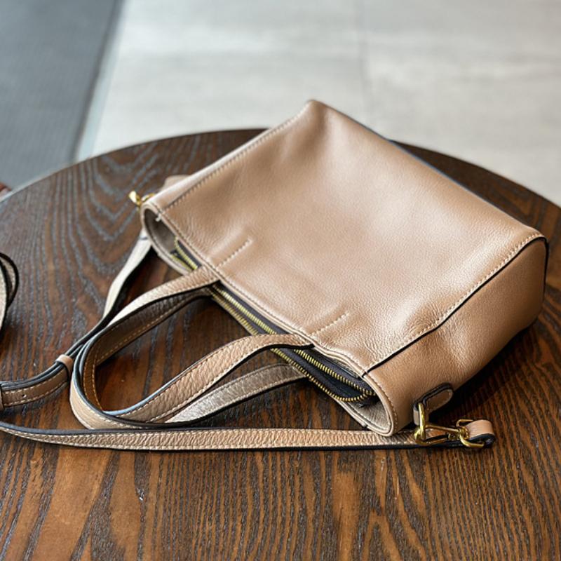 Johnature Простая сумка из натуральной кожи, женская сумка из натуральной мягкой натуральной яловой кожи, сумки на плечо и через плечо для отдыха