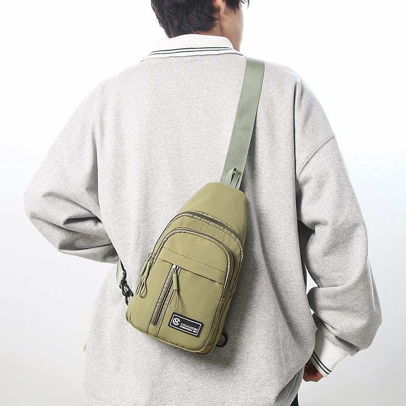 Нагрудная сумка Легкая студенческая сумка через плечо для верховой езды Многофункциональная поясная сумка с несколькими отделениями Сумка для мобильного телефона