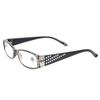 Fashion Reading Glasses Women Diamond Resin Reading Eyeglasses Ladies High-end Rhinestone Glasses Eyewear Readers Diopter +100 150 350