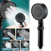5 Mode One-Key Stop Water Shower Head Adjustable High Pressure Massage Shower Head Bathroom Accessories