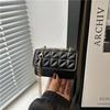 2025 Summer New Bag Women's Trend Small Bag Messenger Bag Women's Fashion Simple Diamond Chain Foreign Style Small Square Bag