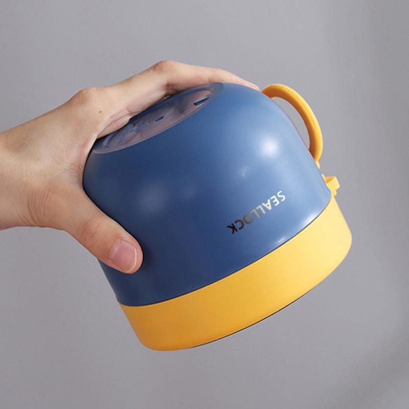 600 мл термобокс для ланча, мини-портативный герметичный пищевой контейнер из нержавеющей стали, вакуумная чашка для супа, изолированная чашка для завтрака, ложка