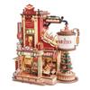Wooden Music Box Christmas Dream Gift Factory 3D Wooden Puzzles Wooden Model Kits Build Best Gifts for Kids Adults