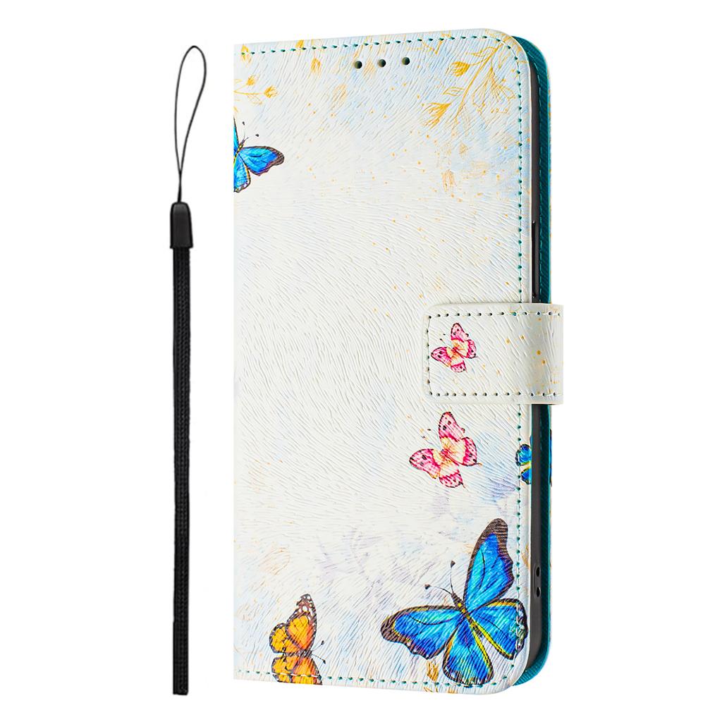 The Butterfly Family Forest Luxury Painted Leather Case Wallet PU Leather Book Style Cover for Samsung Galaxy S21 S22 S23 S24,A13 A15 A16 A06 A54...