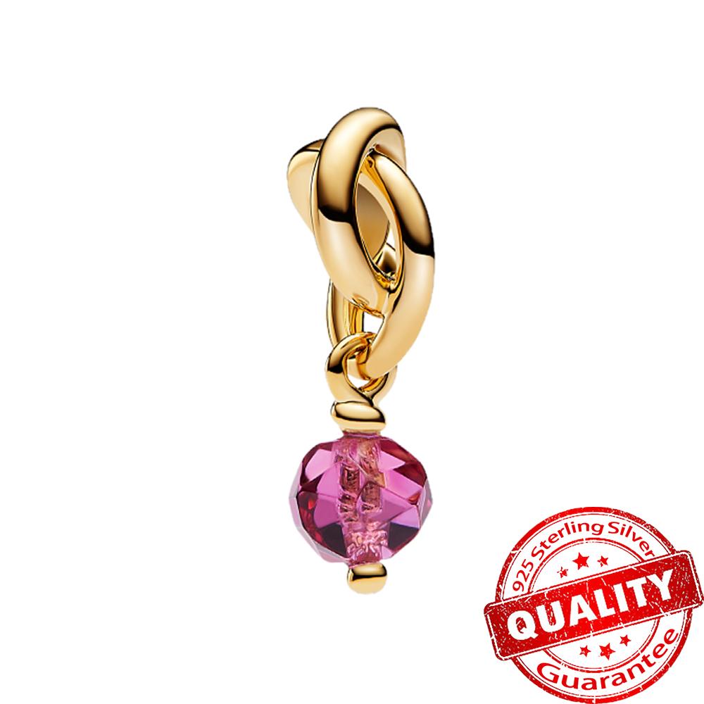 Уникальный медный разноцветный камень-талисман вечности круглый подвесной шарм подходит для оригинального браслета подарок на день рождения для девочек