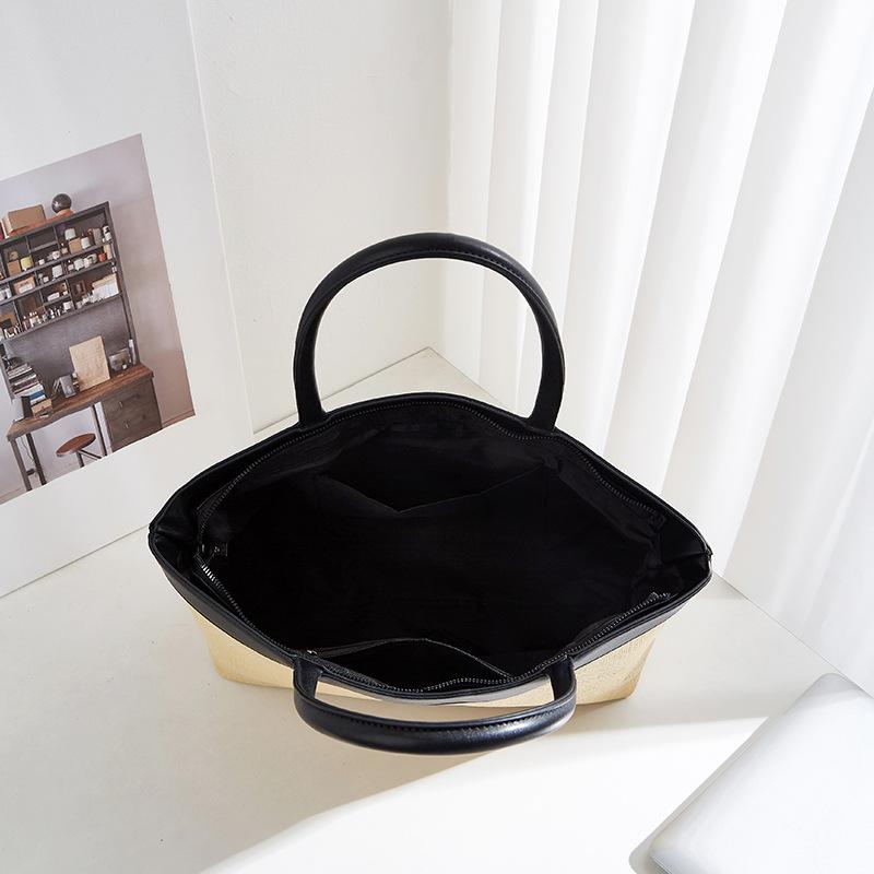 Повседневная большая сумка большой емкости с сумкой на одно плечо под мышками Сумка с атмосферной текстурой для женщин