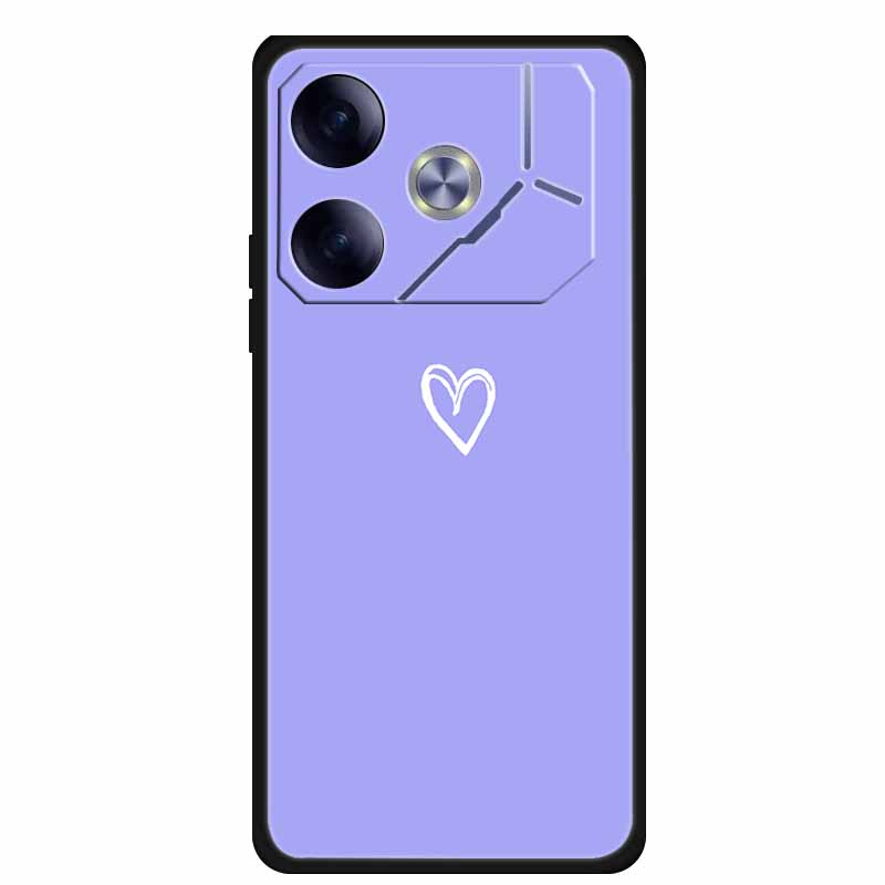 Чехол для телефона Tecno Pova 6 Задняя крышка Ударопрочный Черный Силикон Мягкий Funda для Tecno Pova 6 Чехол Pova6 6.78" Capas Coque