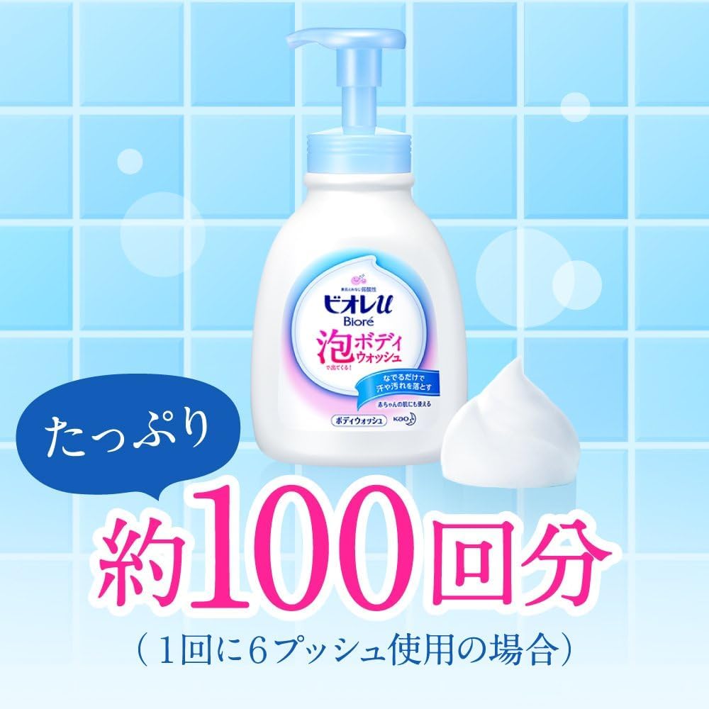 Biore u Пена для душа Kirby Ангельская роза Сменный блок 480 мл Мыло для тела
