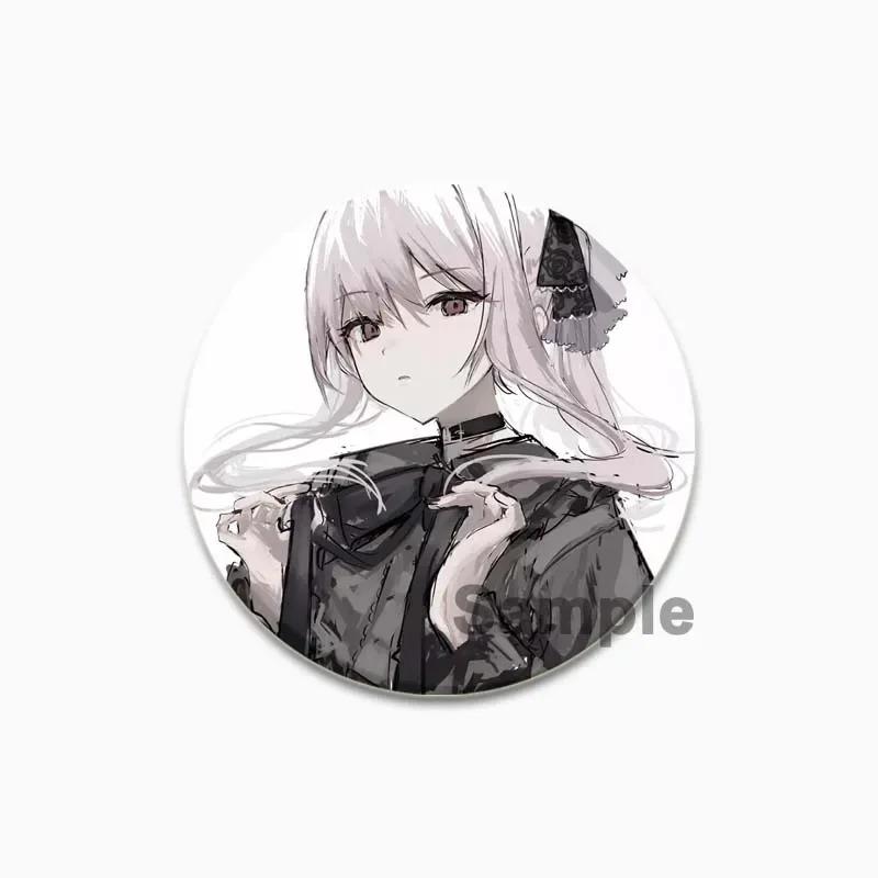 32/44/58 мм Акияма Мизуки мультфильм милые броши ручной работы круглый пластиковый значок аниме ювелирные изделия эмалированные булавки для рюкзака одежда шляпа